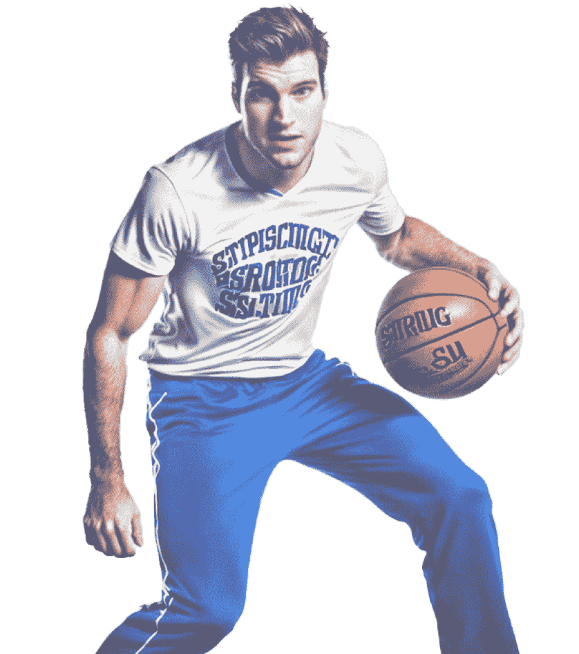 A basketball player
